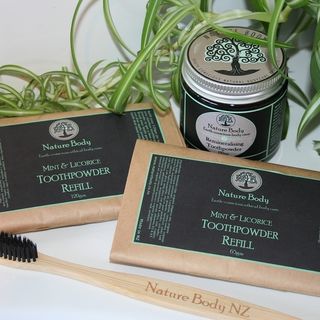 nature body toothpaste